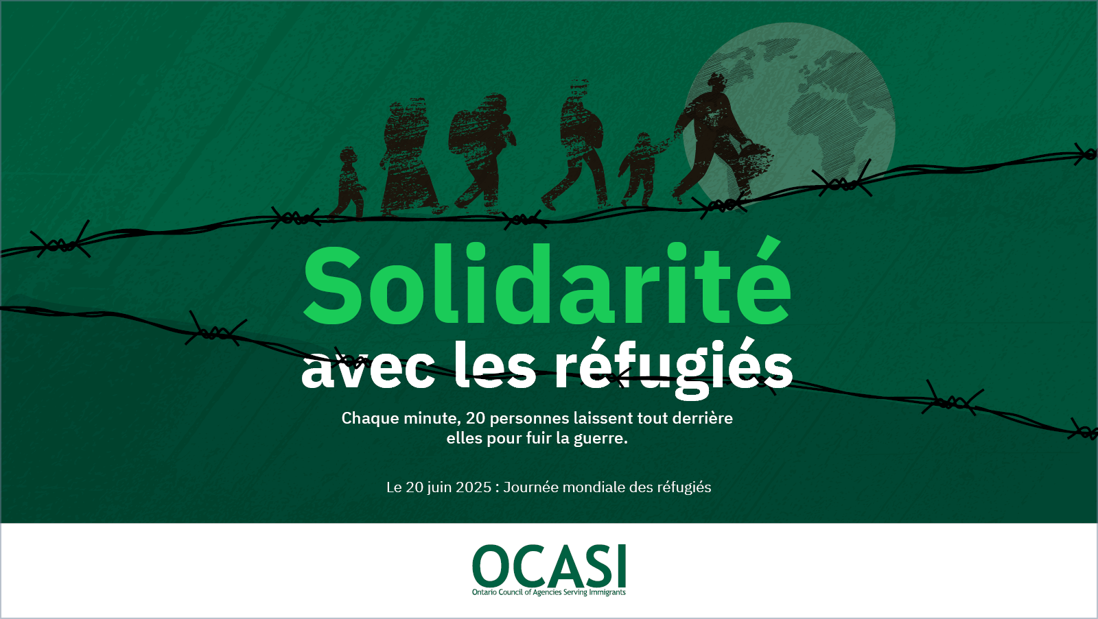 Banner for World Refugee Day