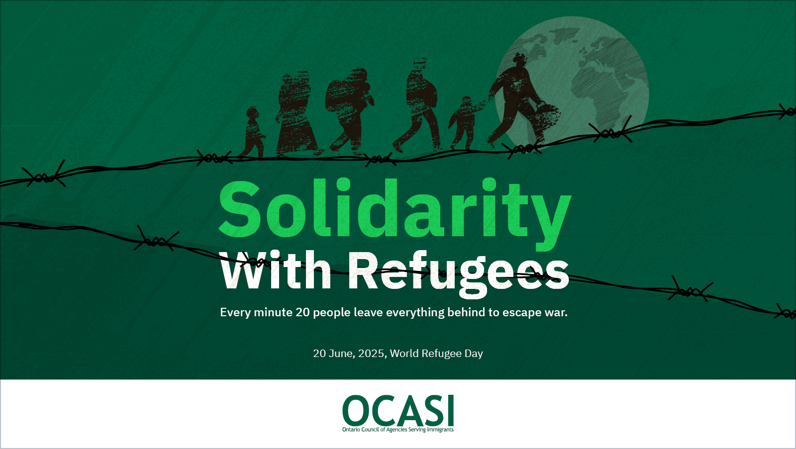 Banner for World Refugee Day