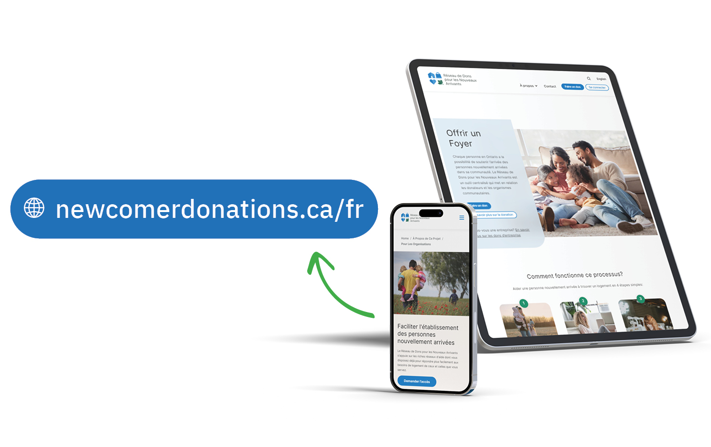 Launch: Newcomer Donation Network website (NDN)