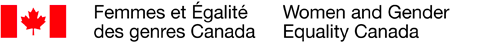 Femmes et Égalité des genres Canada logo