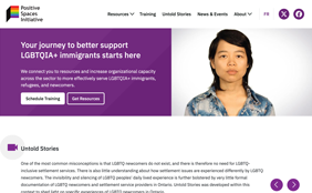 PositiveSpaces.ca homepage